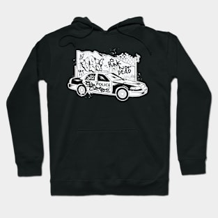 Police graffiti punk Hoodie